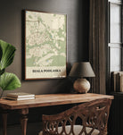 Plakat BIAŁA PODLASKA - Mapa miasta