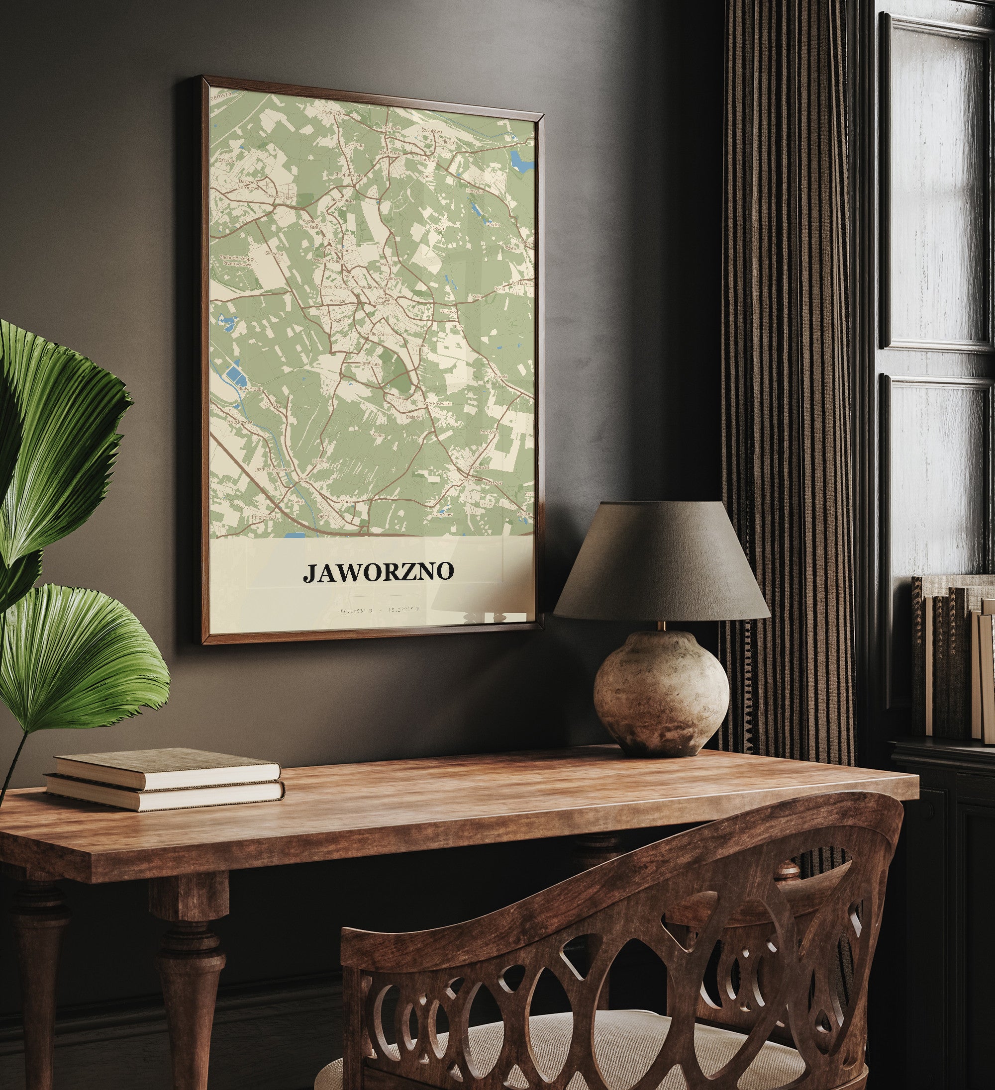 Plakat JAWORZNO - Mapa miasta
