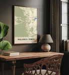Plakat POLANICA - ZDRÓJ - Mapa miasta