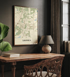 Plakat LEGNICA - Mapa miasta