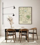 Plakat CHORZÓW - Mapa miasta