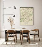 Plakat LUBLIN - Mapa miasta
