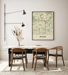 Plakat BYTOM - Mapa miasta