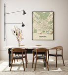 Plakat GLIWICE - Mapa miasta