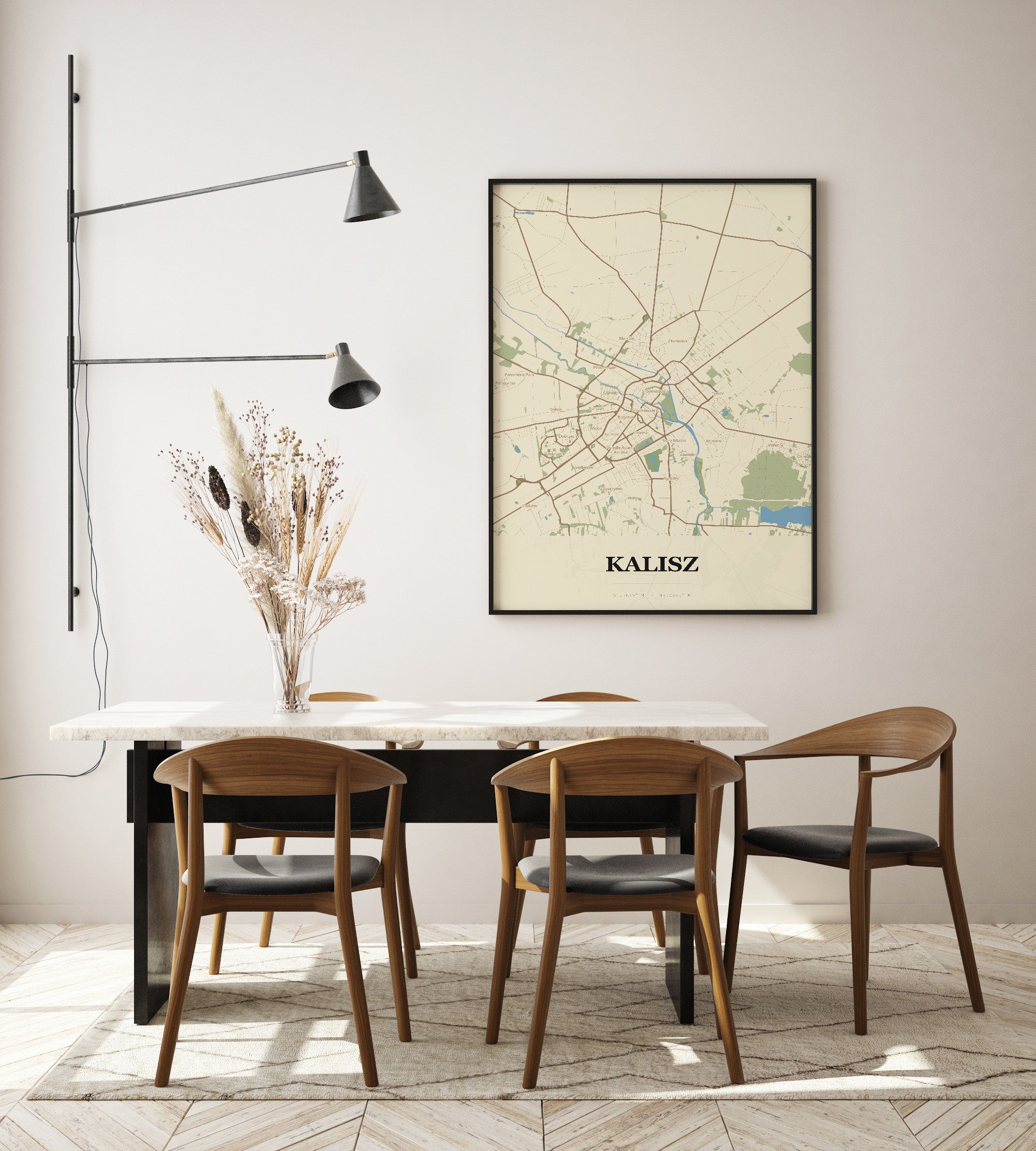 Plakat KALISZ - Mapa miasta