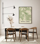 Plakat KRYNICA - ZDRÓJ - Mapa miasta