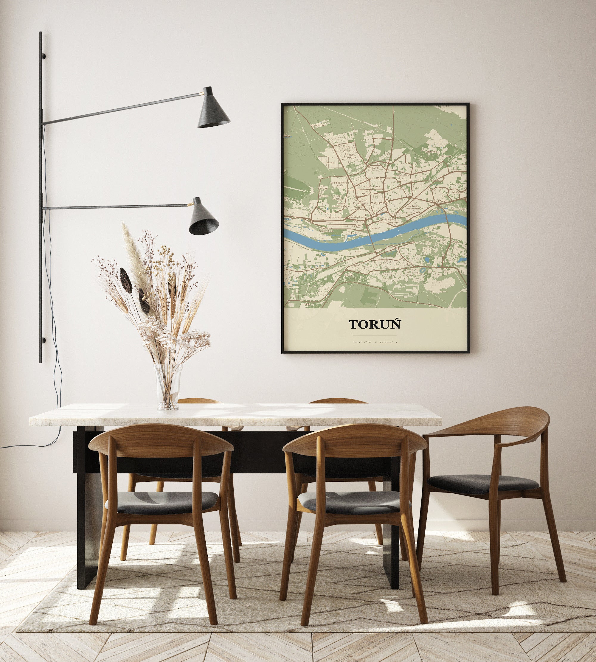 Plakat TORUŃ - Mapa miasta