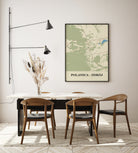 Plakat POLANICA - ZDRÓJ - Mapa miasta