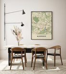 Plakat KATOWICE - Mapa miasta