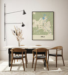 Plakat PIŁA - Mapa miasta