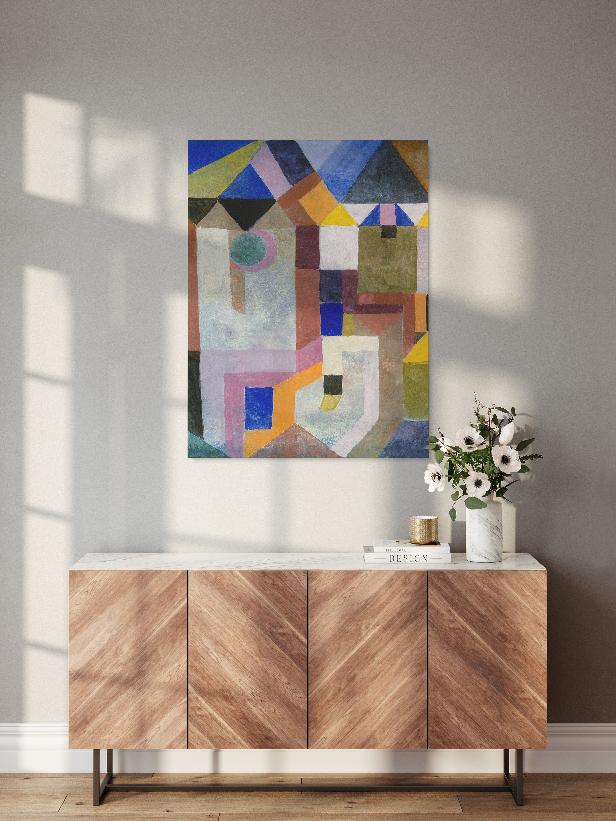 Canvas painting "Colorful Architecture" - Paul Klee - Colorful Architecture_Painting for a room.jpg