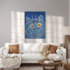 Obraz na płótnie "Kot" - Luis Wain - Kot_Canvas do salonu.jpg