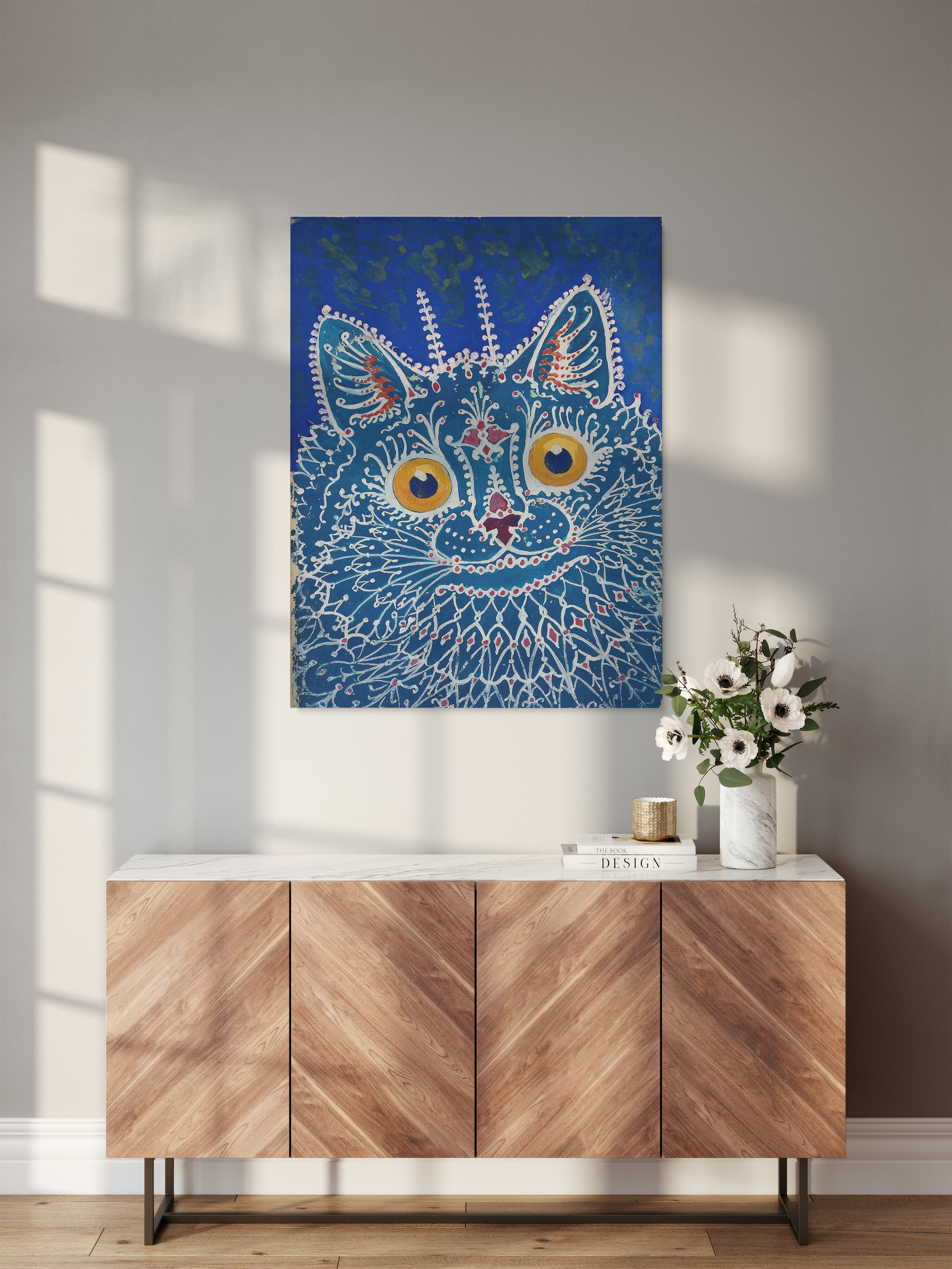 Obraz na płótnie "Kot" - Luis Wain - Kot_Obraz do pokoju.jpg