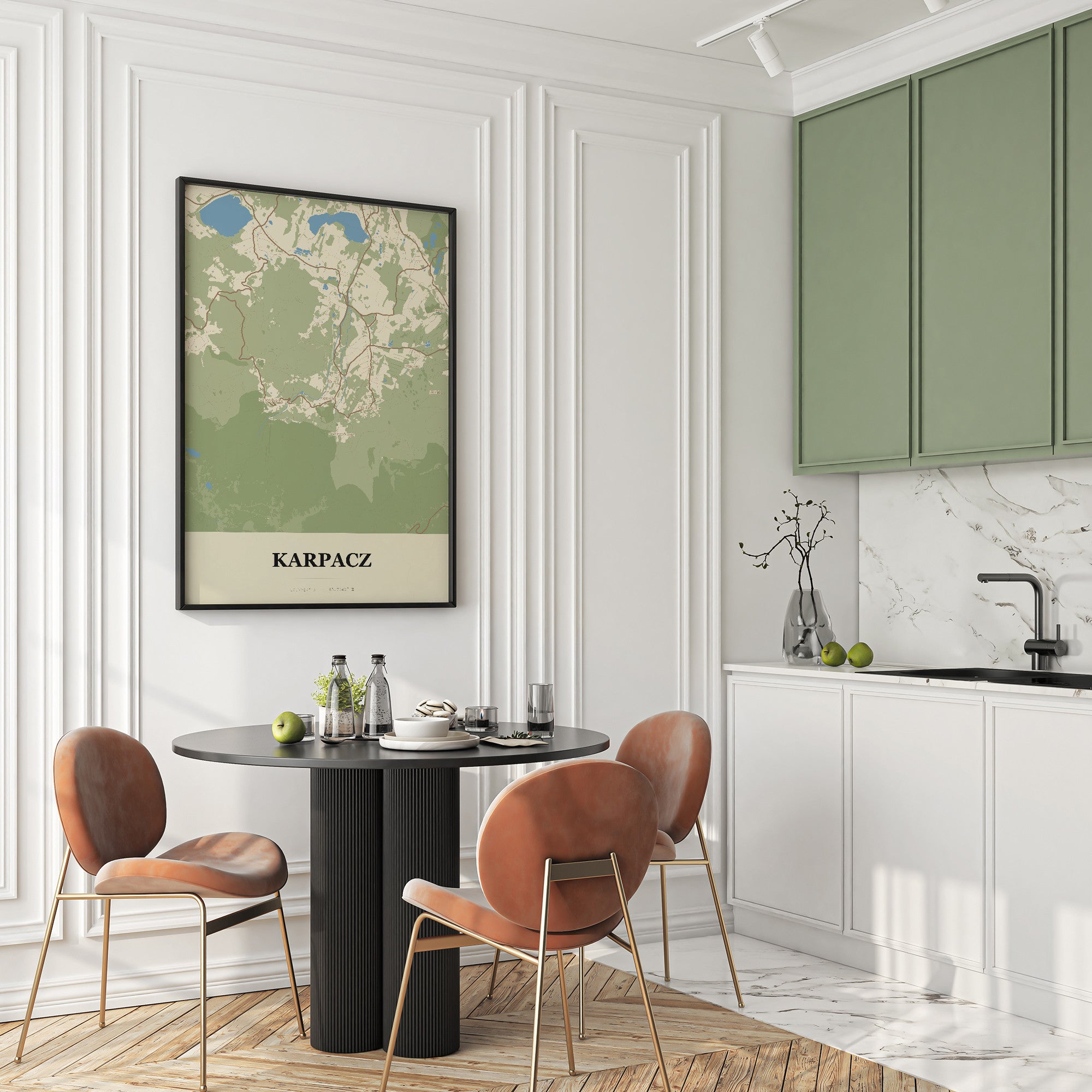 Plakat KARPACZ - Mapa miasta