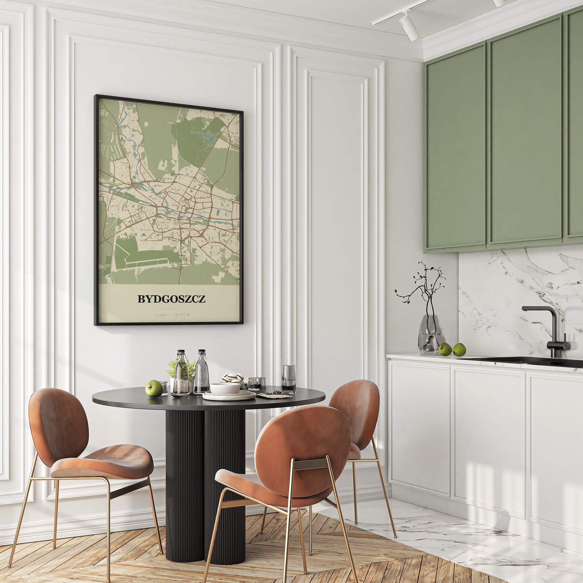 Plakat BYDGOSZCZ - Mapa miasta