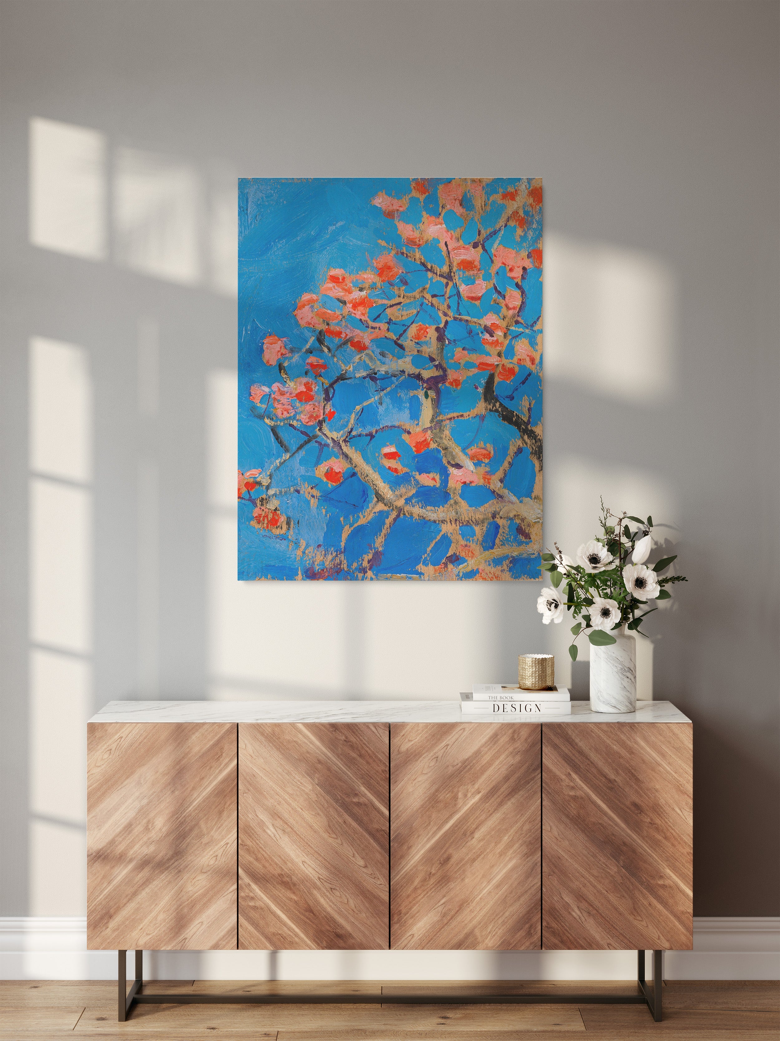 Obraz na płótnie "Kwitnące drzewo koralowe w rozkwicie" - Akseli Gallen-Kallela - Kwitnace drzewo koralowe w rozkwicie_Obraz do pokoju.jpg