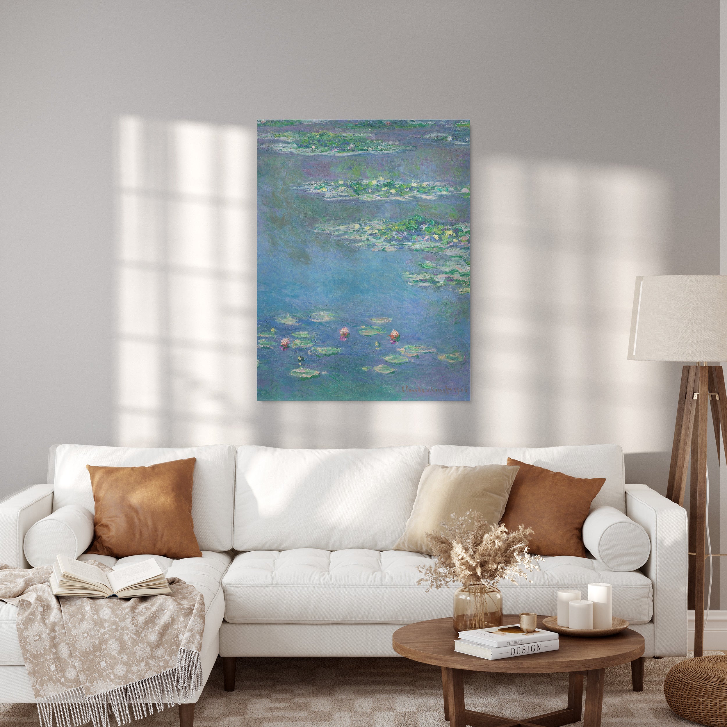 Canvas painting "Water Lilies" - Oscar Claude Monet - Water Lilies_Canvas for the living room.jpg