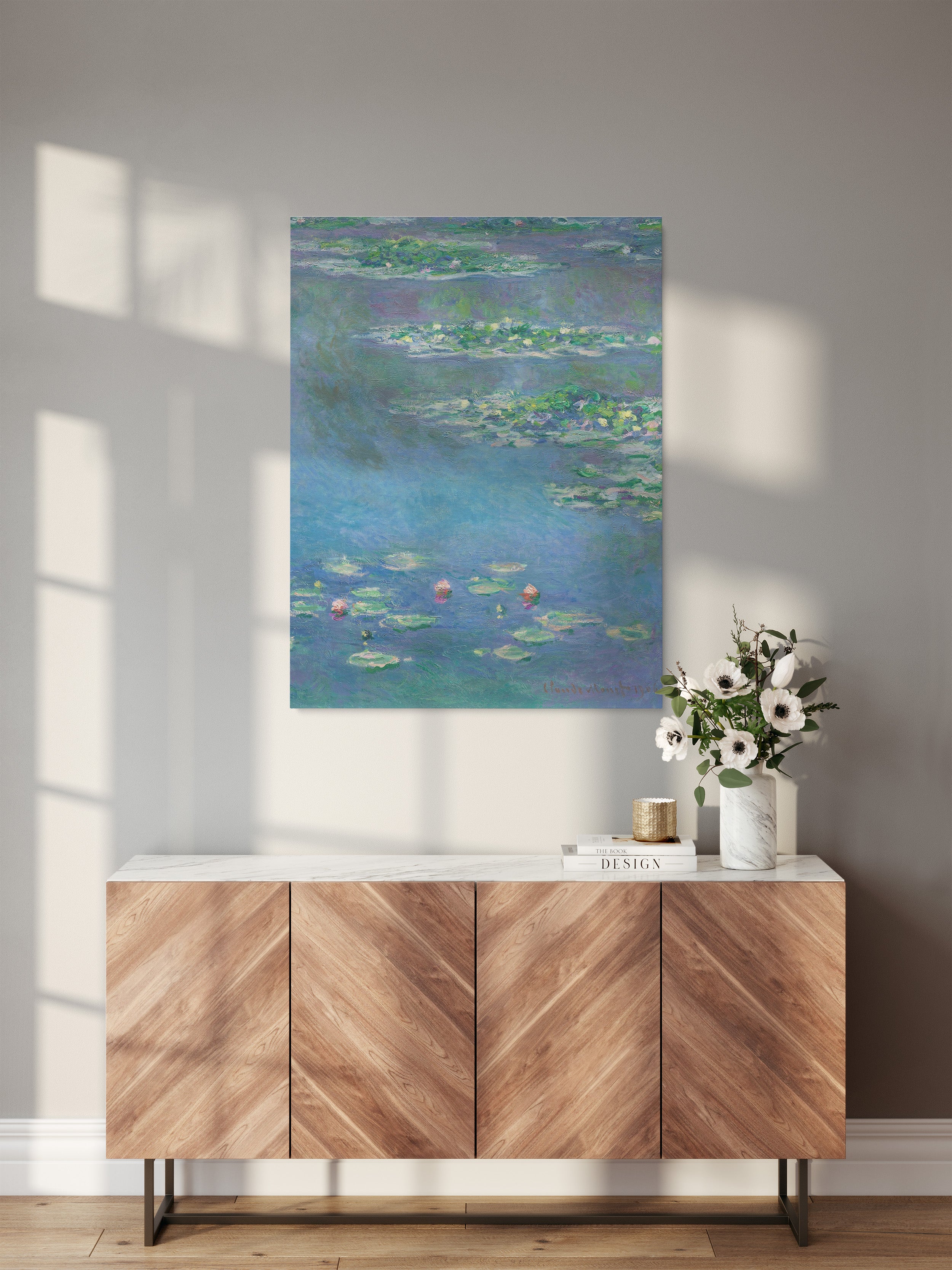 Obraz na płótnie "Lilie wodne" – Oscar Claude Monet - Lilie wodne_Obraz do pokoju.jpg