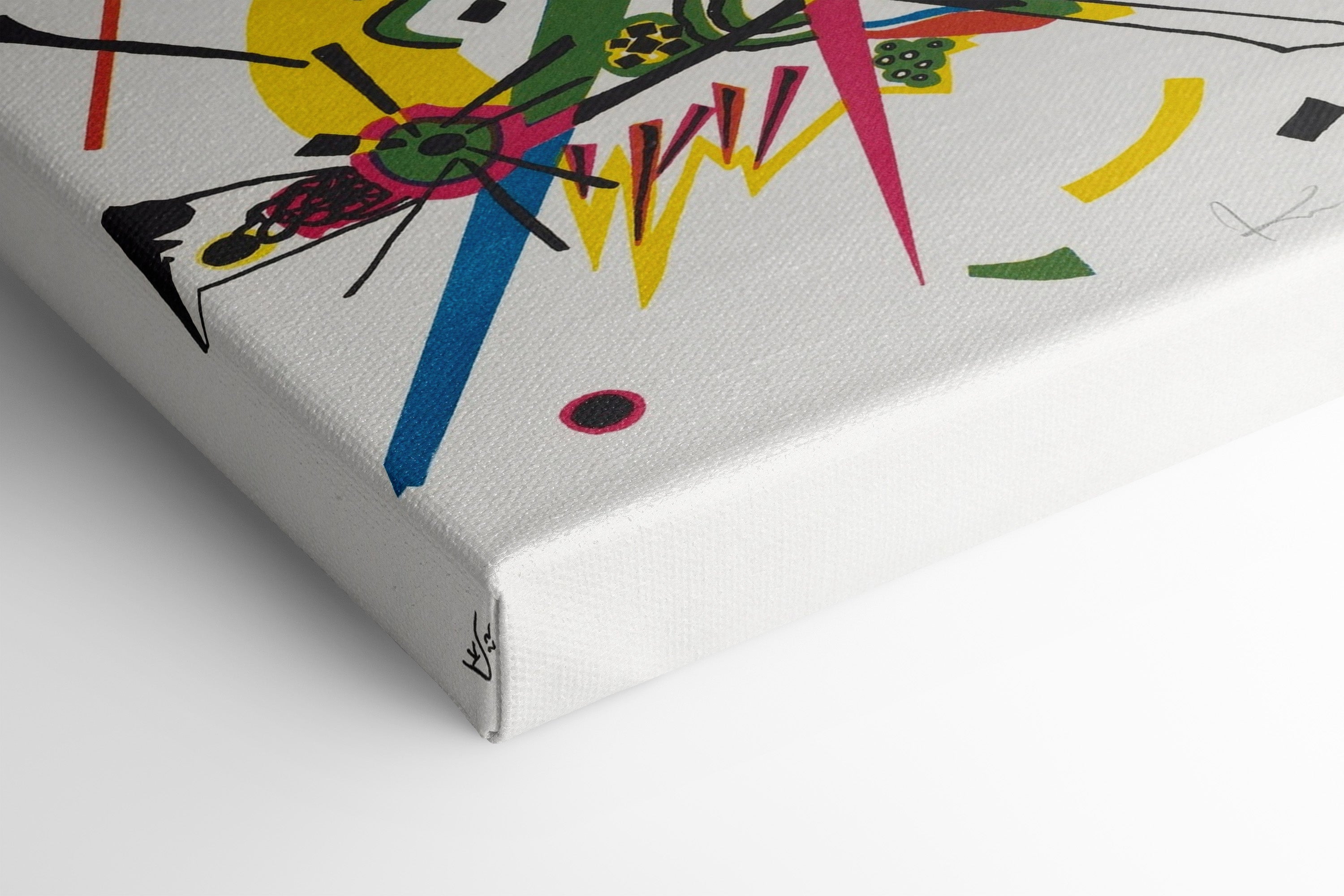 Obraz na płótnie Małe światy - Vasily Kandinsky - Male swiaty - Vasily Kandinsky_Closeup.jpg