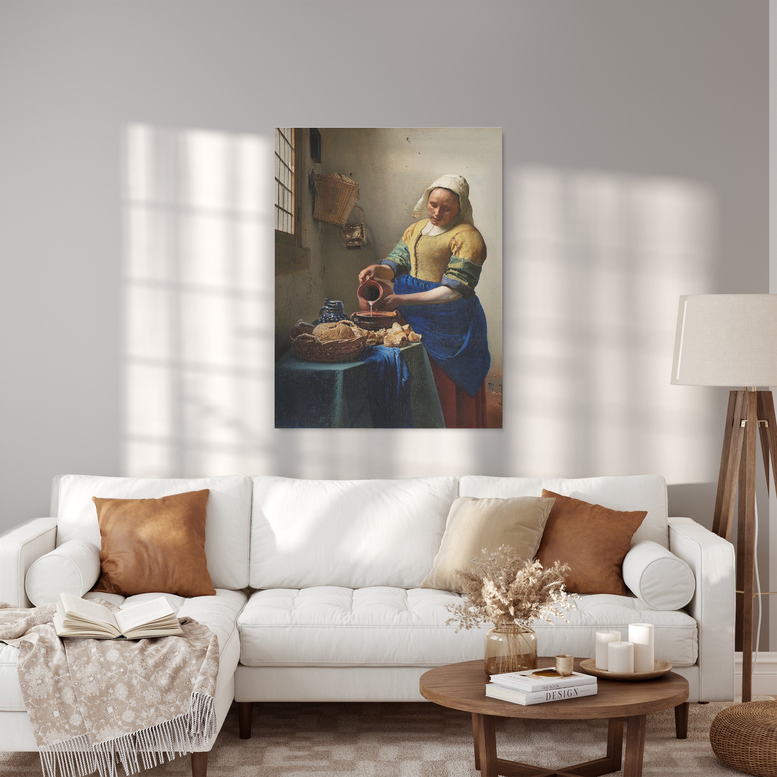 Obraz na płótnie Mleczarka - Klasyka w Sztuce - Mleczarka_Canvas do salonu.jpg