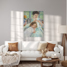 Obraz na płótnie "Młoda mama szyjąca"- Mary Cassatt - Mloda mama szyjaca_Canvas do salonu.jpg