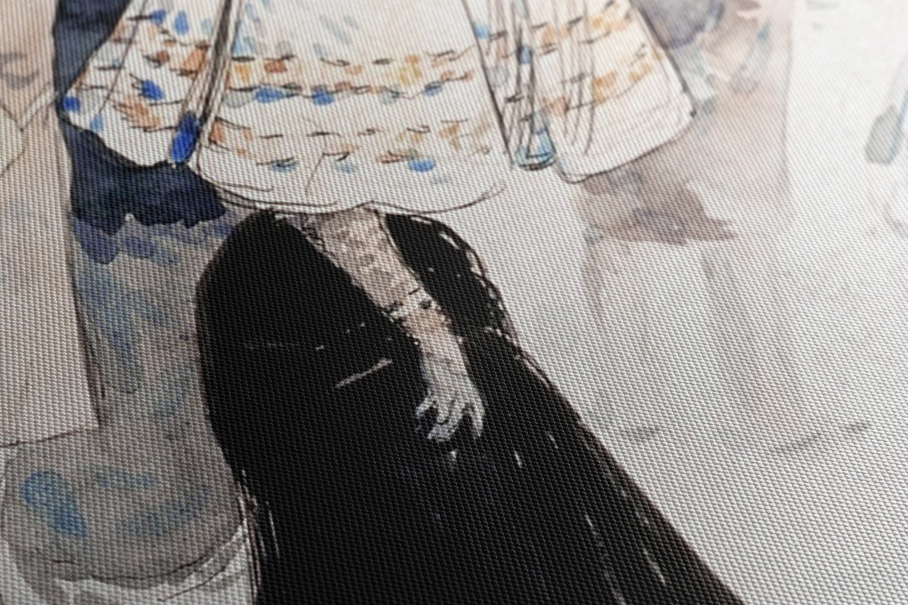 Obraz na płótnie "Moulin de la Galette" - Henry Somm - Moulin de la Galette_Canvas szczegol.jpg