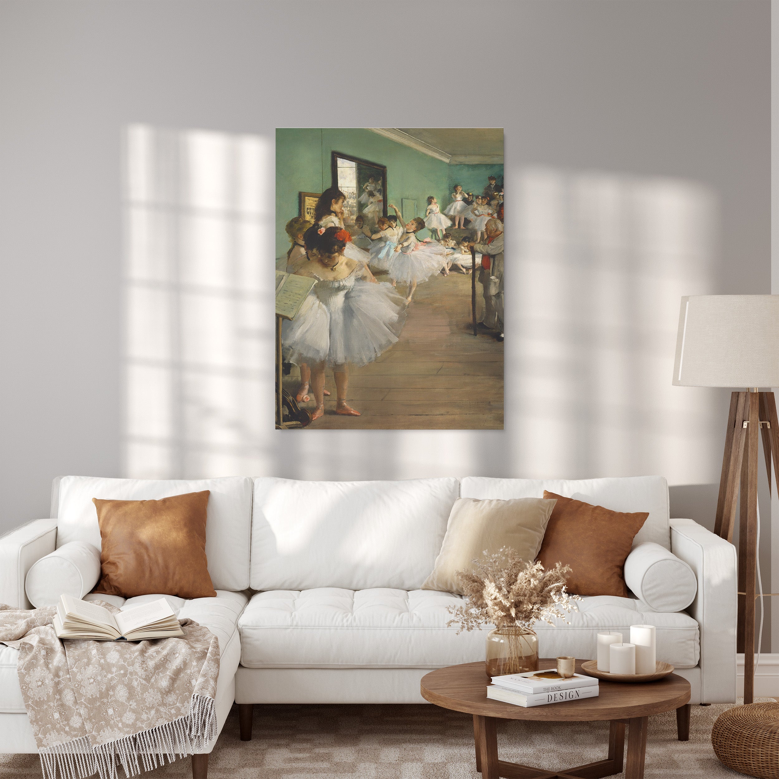 Obraz na płótnie "Lekcja tańca" - Edgar Degas - Obraz_Canvas do salonu.jpg