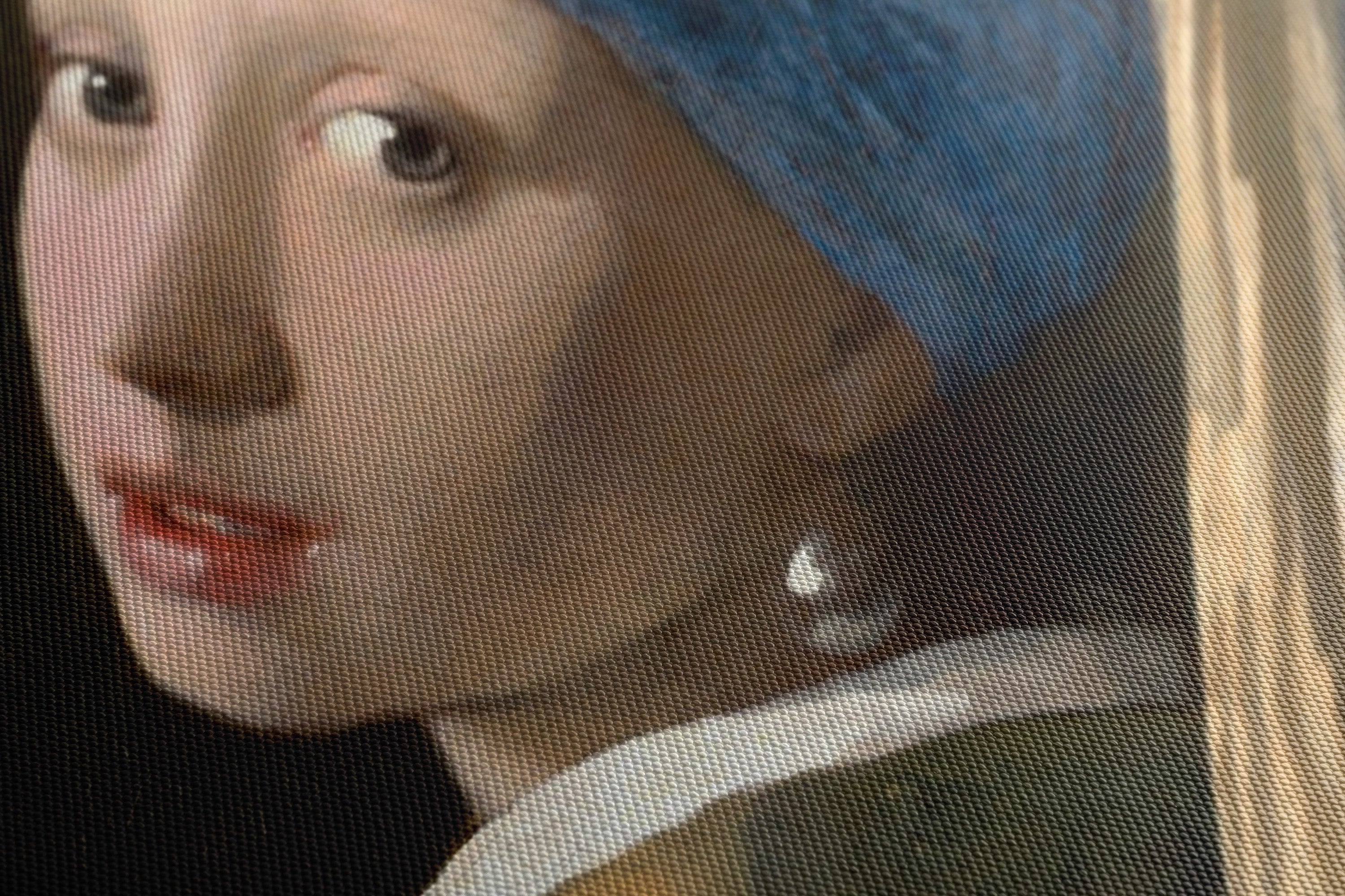 Obraz na płótnie "Dziewczyna z perłą" -  Jan Vermeer - Obraz_Canvas szczegol.jpg