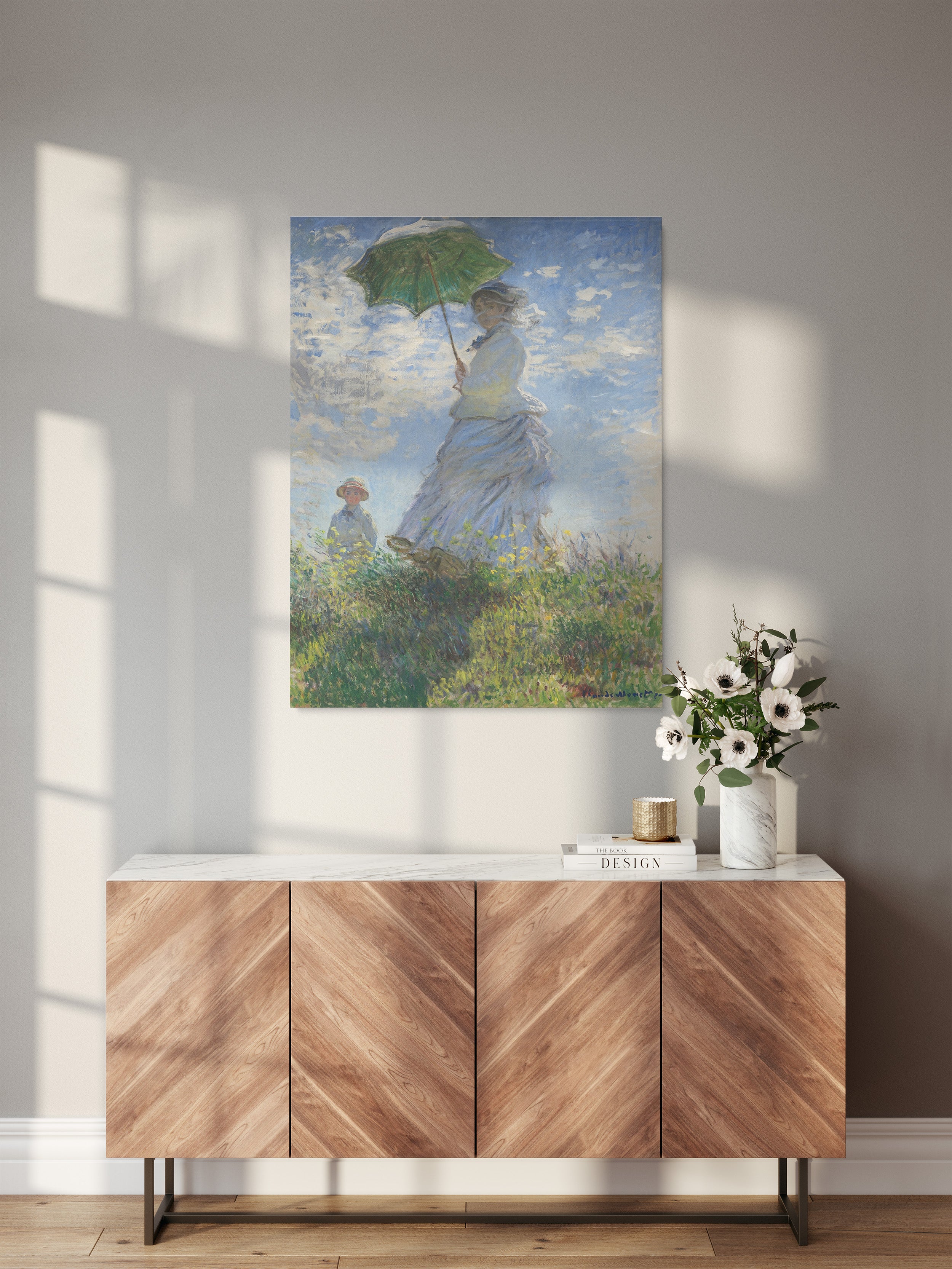 Obraz na płótnie "Pani Monet i jej syn" - Oscar Claude Monet - Obraz_Obraz do pokoju.jpg