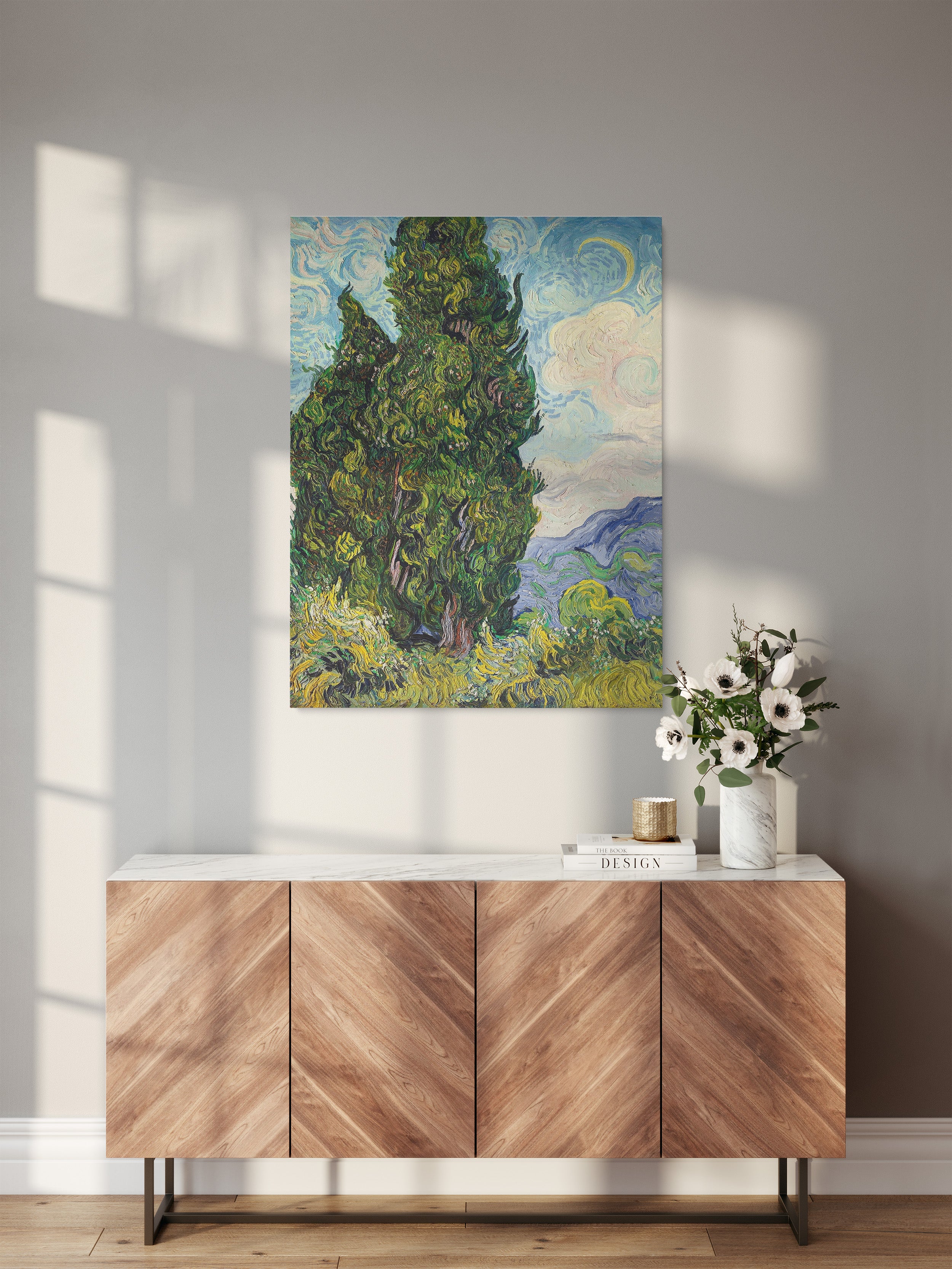 "Obraz na płótnie "Cypresy - Vincent van Gogh - Obraz_Obraz do pokoju.jpg