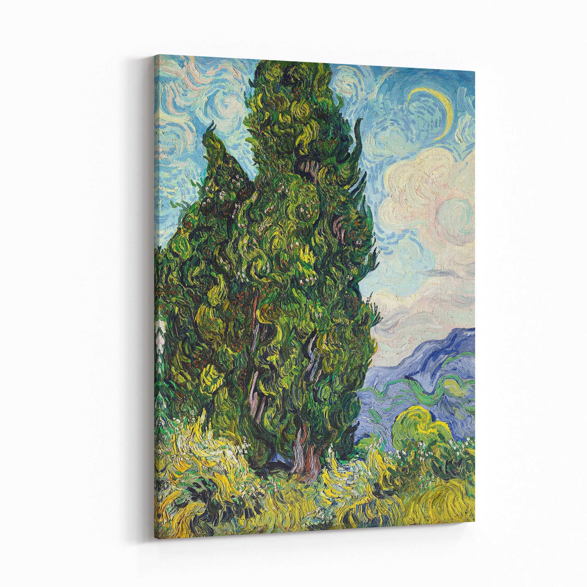 "Obraz na płótnie "Cypresy - Vincent van Gogh - Obraz_Obraz na plotnie.jpg