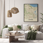 Plakat GDAŃSK - Mapa miasta