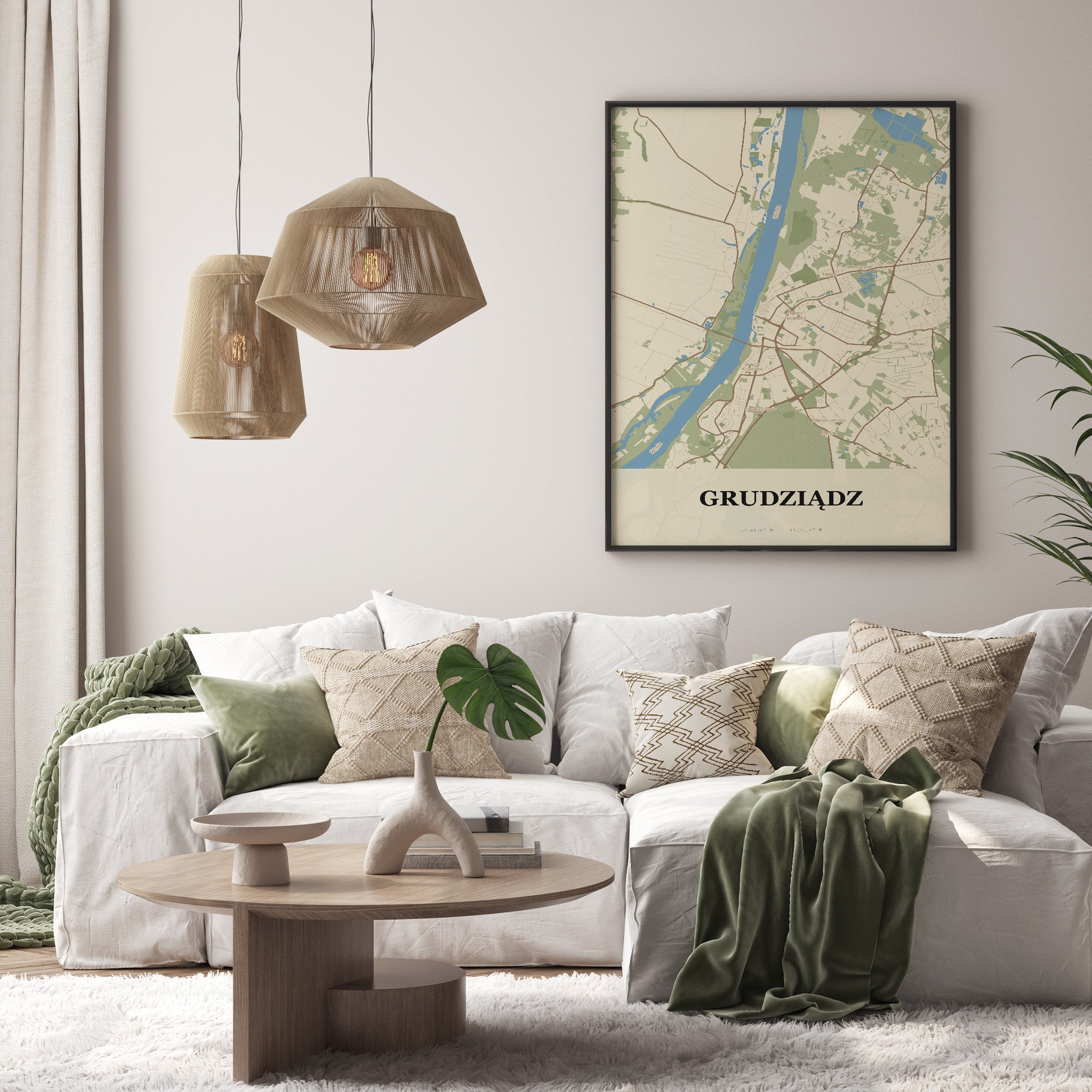 Plakat GRUDZIĄDZ - Mapa miasta