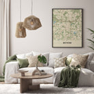 Plakat BYTOM - Mapa miasta