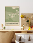 Plakat SZKLARSKA PORĘBA - Mapa miasta