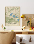 Plakat JELENIA GÓRA - Mapa miasta