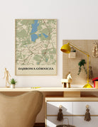Plakat DĄBROWA GÓRNICZA - Mapa miasta