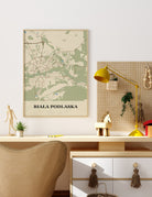 Plakat BIAŁA PODLASKA - Mapa miasta