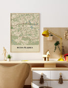 Plakat RUDA ŚLĄSKA - Mapa miasta