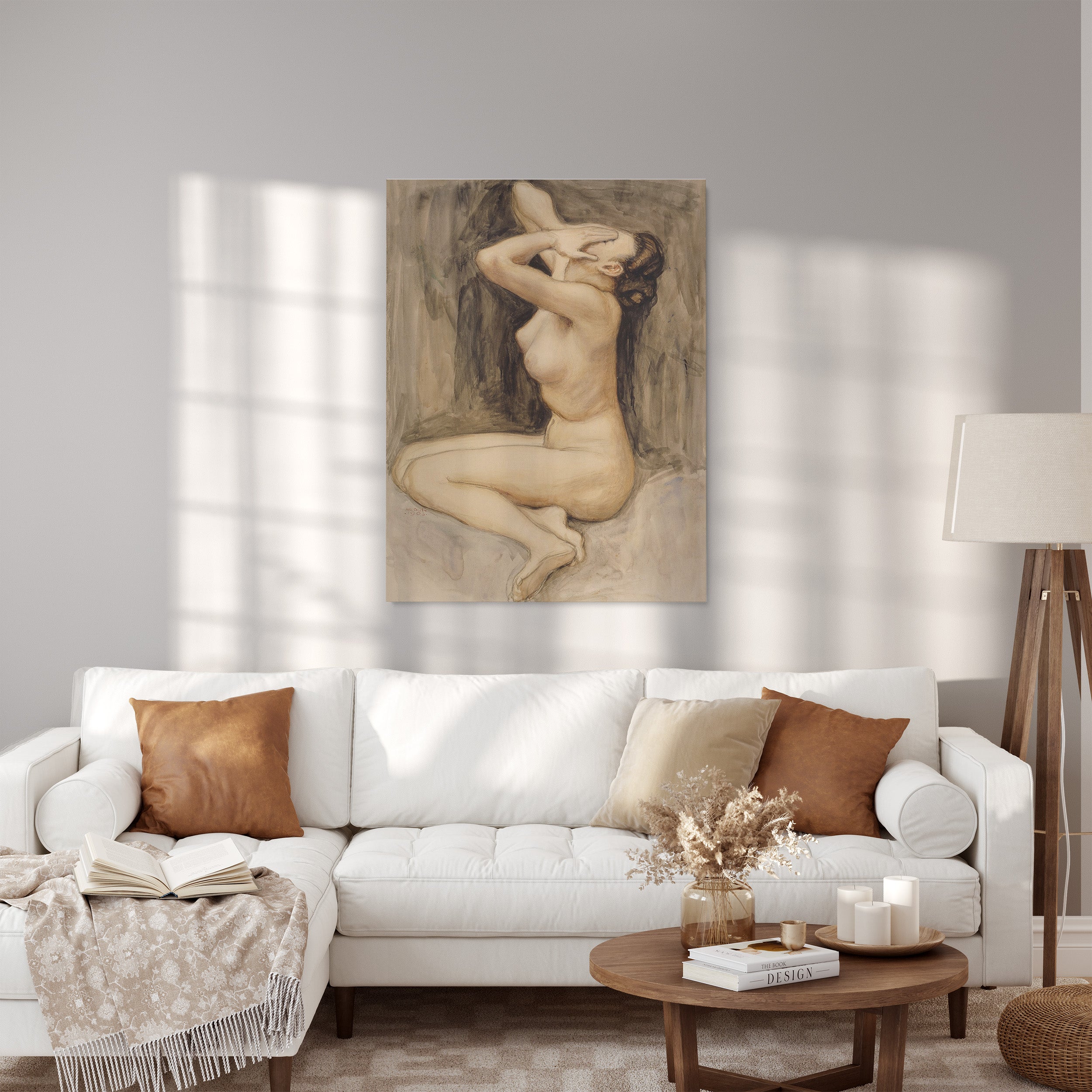 Obraz na płótnie "Rozpacz" – Akseli Gallen-Kallela - Rozpacz_Canvas do salonu.jpg