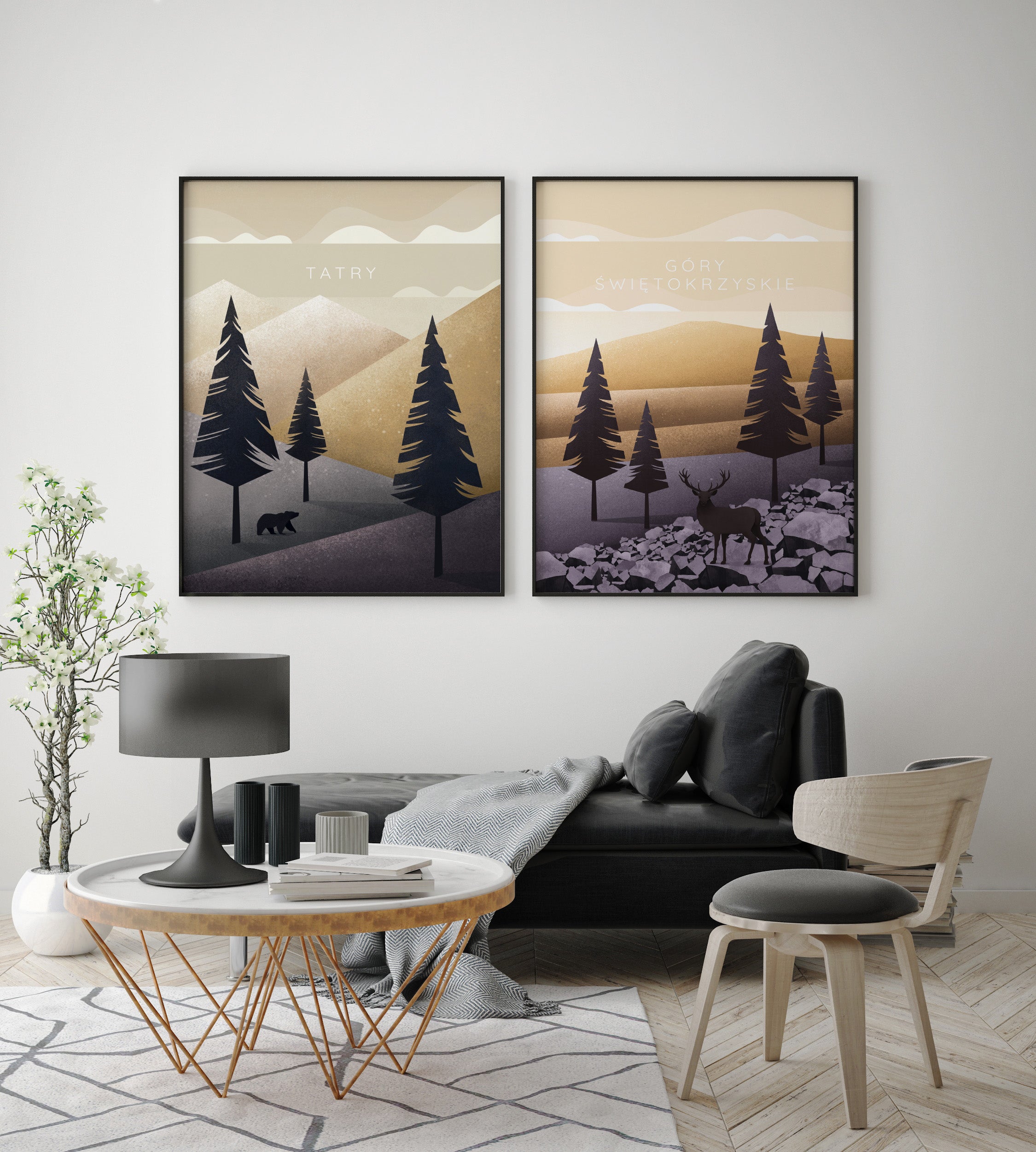 Zestaw plakatów Góry Świętokrzyskie i Tatry