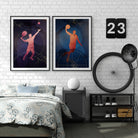 Zestaw plakatów Koszykówka męska i tenis