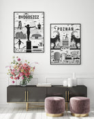 Zestaw plakatów Bydgoszcz i Poznań
