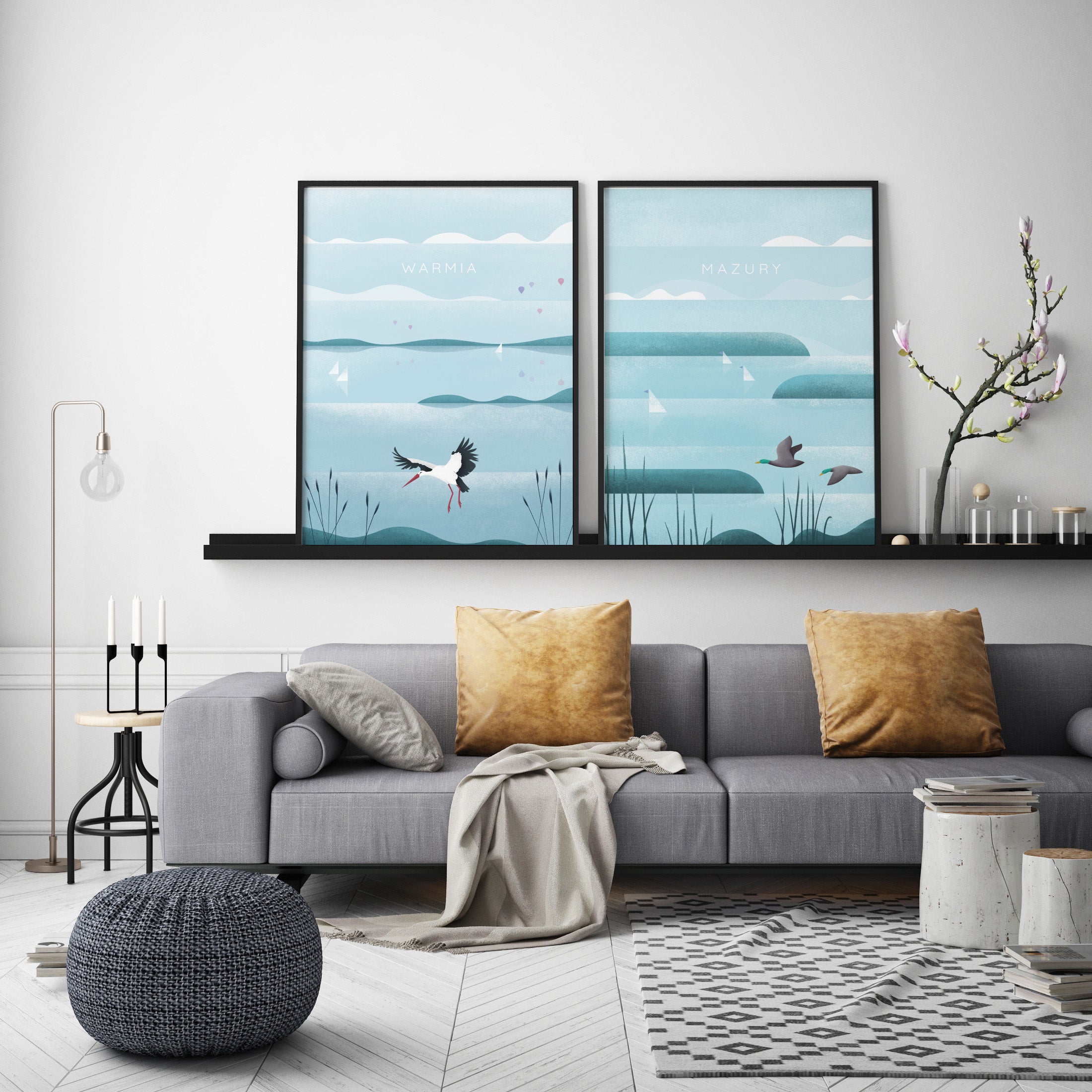 Zestaw plakatów Warmia i Mazury