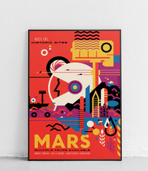 Planeta Mars - plakat 