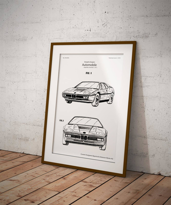 BMW M1- poster