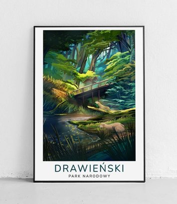Drawa National Park- poster - modern