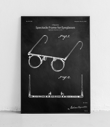 Frames for glasses - poster