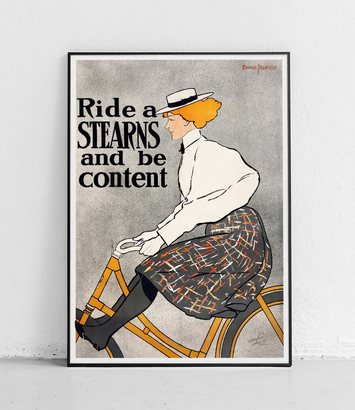 Ride a Stearns and be content - poster