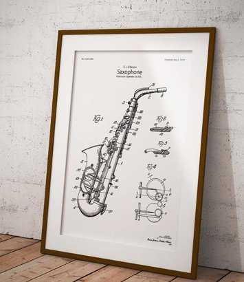 Saxophone - poster